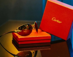 Cartier Panther Sunglasses Limited Edition Gold Plated