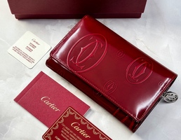 Кошелек Cartier Happy Birthday Long Wallet Red