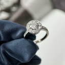 Золотое кольцо с бриллиантами 1.82 карат