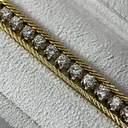 Золотой браслет с бриллиантами 5.30 карат