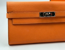 Кошелек Hermès Orange Epsom Kelly Classic Wallet