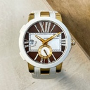 Executive Dual Time Lady Chocolate Dial