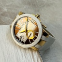 Executive Dual Time Lady Chocolate Dial