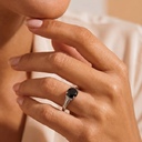 Кольцо с бриллиантом Fancy Black