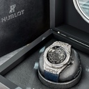 Big Bang Sang Bleu Titanium Pave