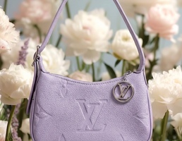 Louis Vuitton Mini Moon Monogram Empreinte Lilas