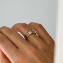 Кольцо Saint Bones с бриллиантом 0.35 ct