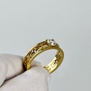 Кольцо Saint Bones с бриллиантом 0.35 ct