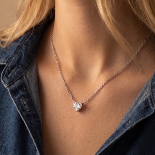 Подвеска Cartier — бриллиант 1.00 ct F / VVS2