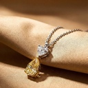 Кулон с бриллиантами GIA 2.12 ct