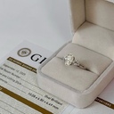 Кольцо с бриллиантом GIA 2.01 ct./M/SI1