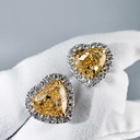 Бриллиантовые пусеты 2.01/2.02 Ct. GIA