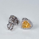 Бриллиантовые пусеты 2.01/2.02 Ct. GIA