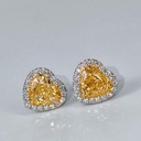 Бриллиантовые пусеты 2.01/2.02 Ct. GIA