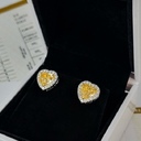 Бриллиантовые пусеты 2.01/2.02 Ct. GIA