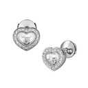 Серьги Chopard Happy Diamonds Icons из белого золота с бриллиантами
