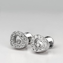 Серьги Chopard Happy Diamonds Icons из белого золота с бриллиантами