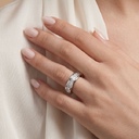 Кольцо из платины с бриллиантами 3.73 ct