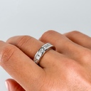Кольцо из платины с бриллиантами 3.73 ct