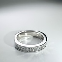Кольцо из платины с бриллиантами 3.73 ct