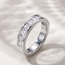 Кольцо из платины с бриллиантами 3.73 ct