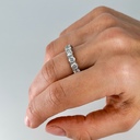 Кольцо из платины с бриллиантами 3,73 ct