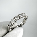Кольцо из платины с бриллиантами 3,73 ct