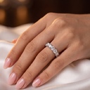 Кольцо из платины с бриллиантами 3,73 ct