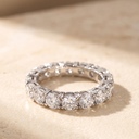Кольцо из платины с бриллиантами 3,73 ct