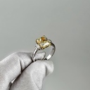 Кольцо с бриллиантом 3.02 ct. GIA