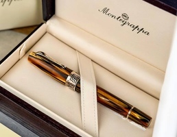 Ручка роллер MONTEGRAPPA EXTRA 1930 TURTLE BROWN