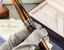 Ручка роллер MONTEGRAPPA EXTRA 1930 TURTLE BROWN