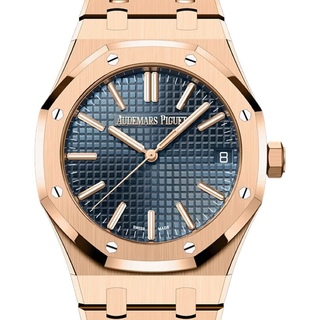 Royal oak full rose gold blue dial