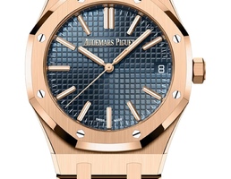 Royal oak full rose gold blue dial