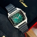 SANTOS DE CARTIER ARABIC GREEN DIAL 40MM