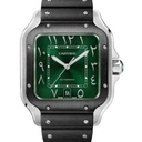 SANTOS DE CARTIER ARABIC GREEN DIAL 40MM