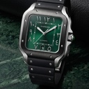 SANTOS DE CARTIER ARABIC GREEN DIAL 40MM