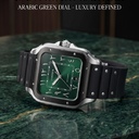 SANTOS DE CARTIER ARABIC GREEN DIAL 40MM