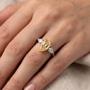 Кольцо из белого золота с натуральным бриллиантом 2,00 ct