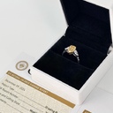 Кольцо из белого золота с натуральным бриллиантом 2,00 ct