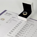 Кольцо из белого золота с натуральными бриллиантами 4,71 ct