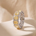 Кольцо из белого золота с натуральными бриллиантами 4,71 ct