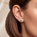 Серьги с натуральными бриллиантами 3,40 ct