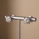 Серьги с натуральными бриллиантами 3,40 ct