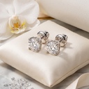 Серьги с натуральными бриллиантами 2,02 ct