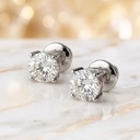 Серьги с натуральными бриллиантами 2,02 ct