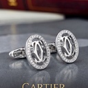 Изысканные запонки Cartier