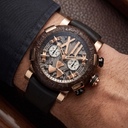 Sea Titanic Inside Steampunk Red Chrono