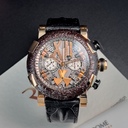 Sea Titanic Inside Steampunk Red Chrono