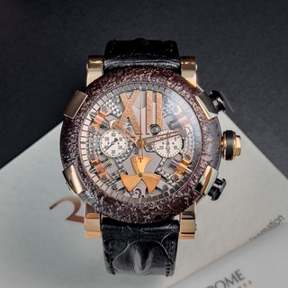 Sea Titanic Inside Steampunk Red Chrono